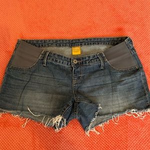 Old Navy Maternity cutoff Jean shorts
